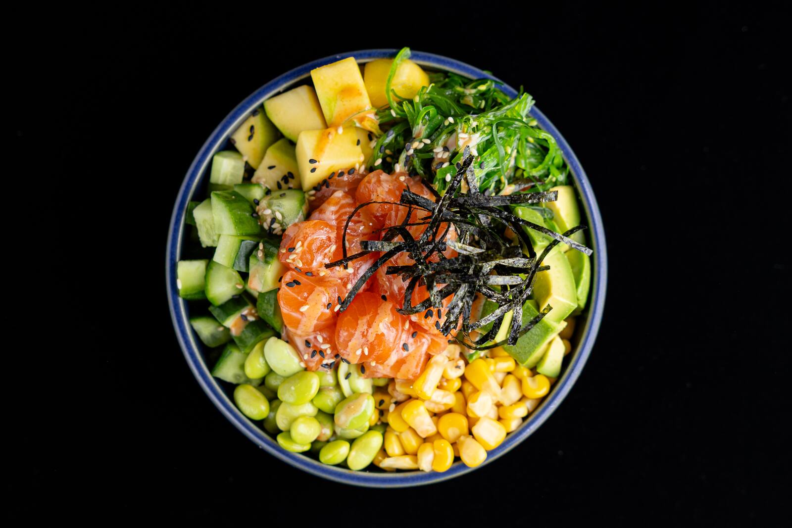 Tropical salmon unagi bowl