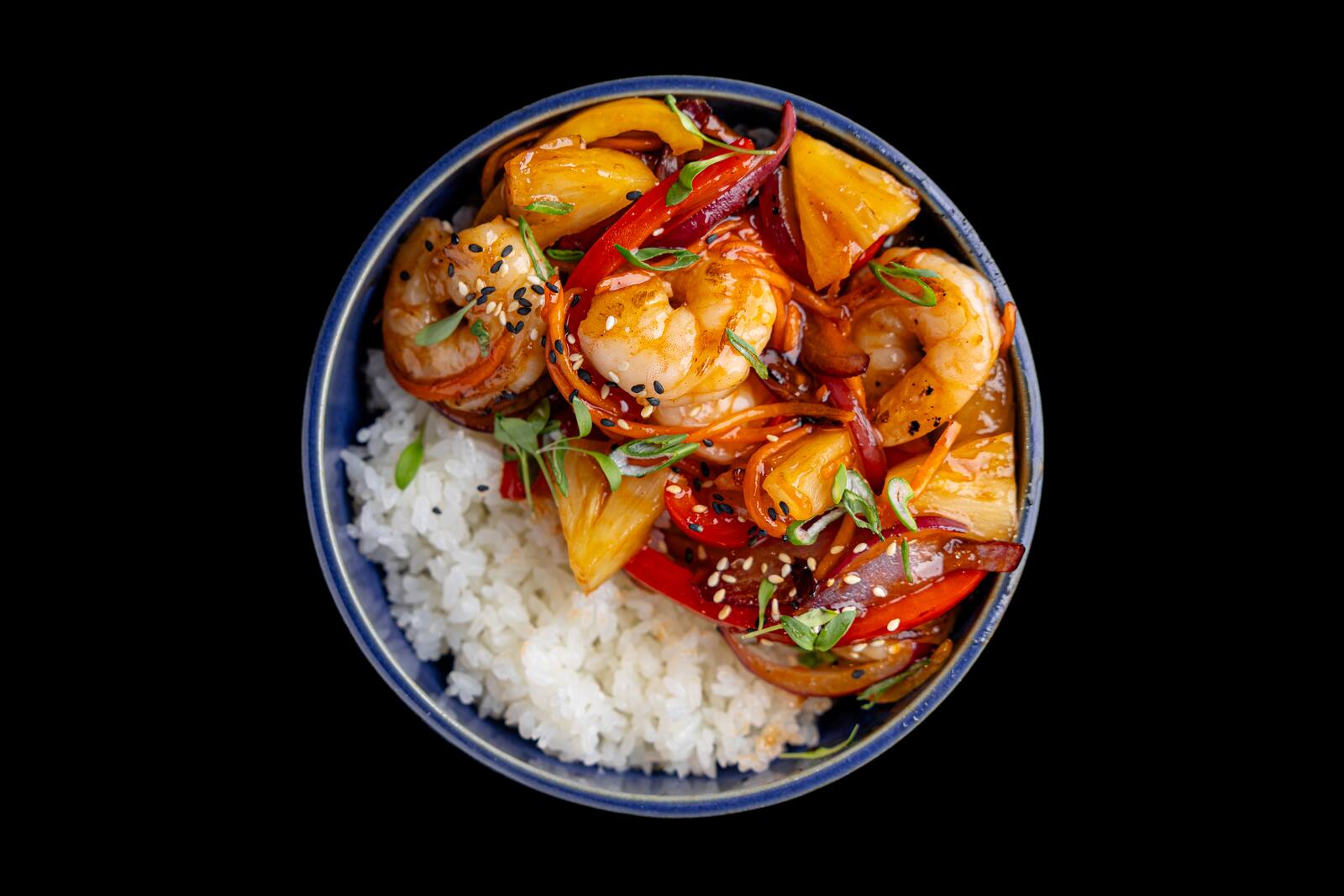 Pineapple shrimp rice