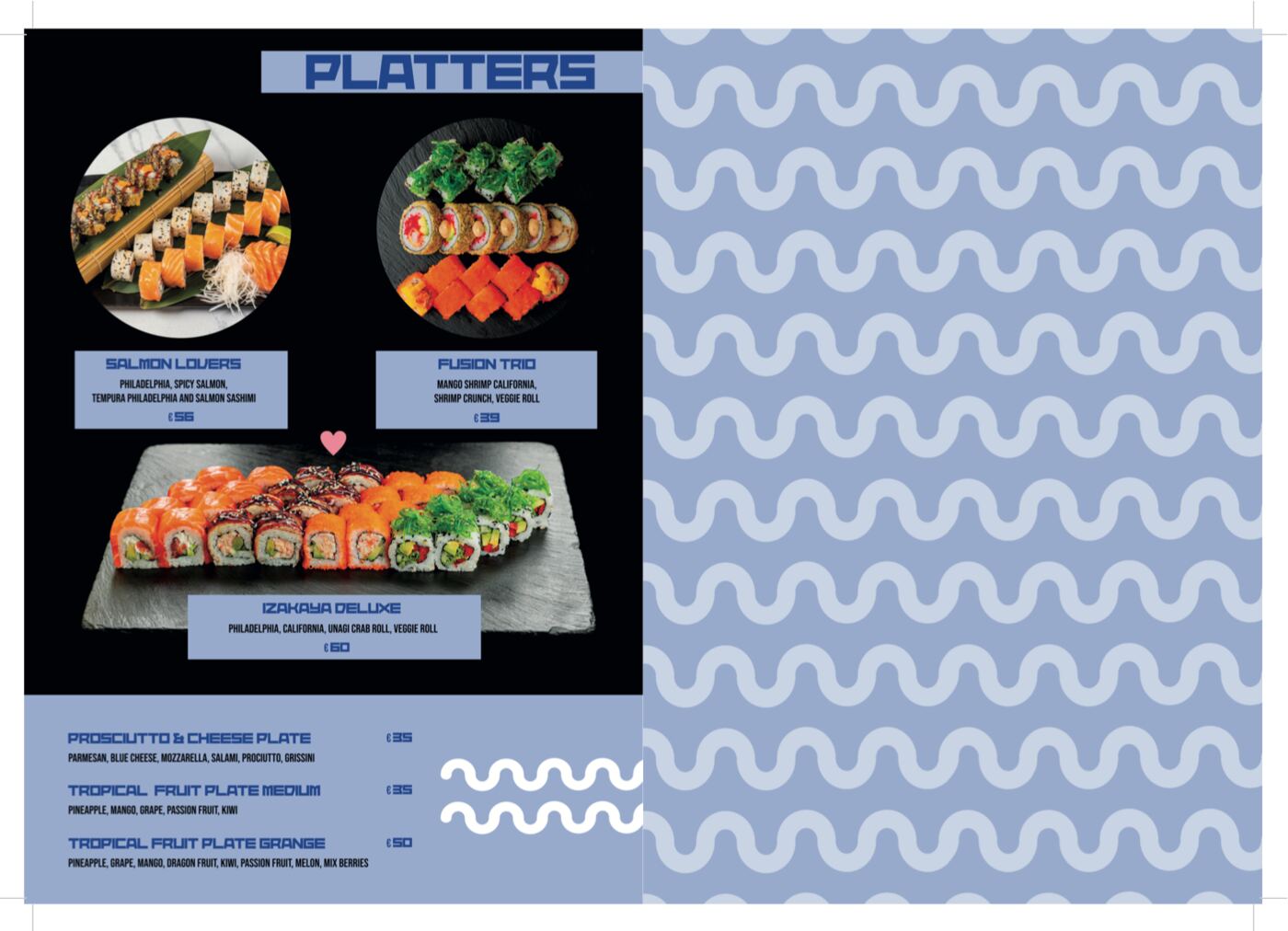 Kitchen menu page 2