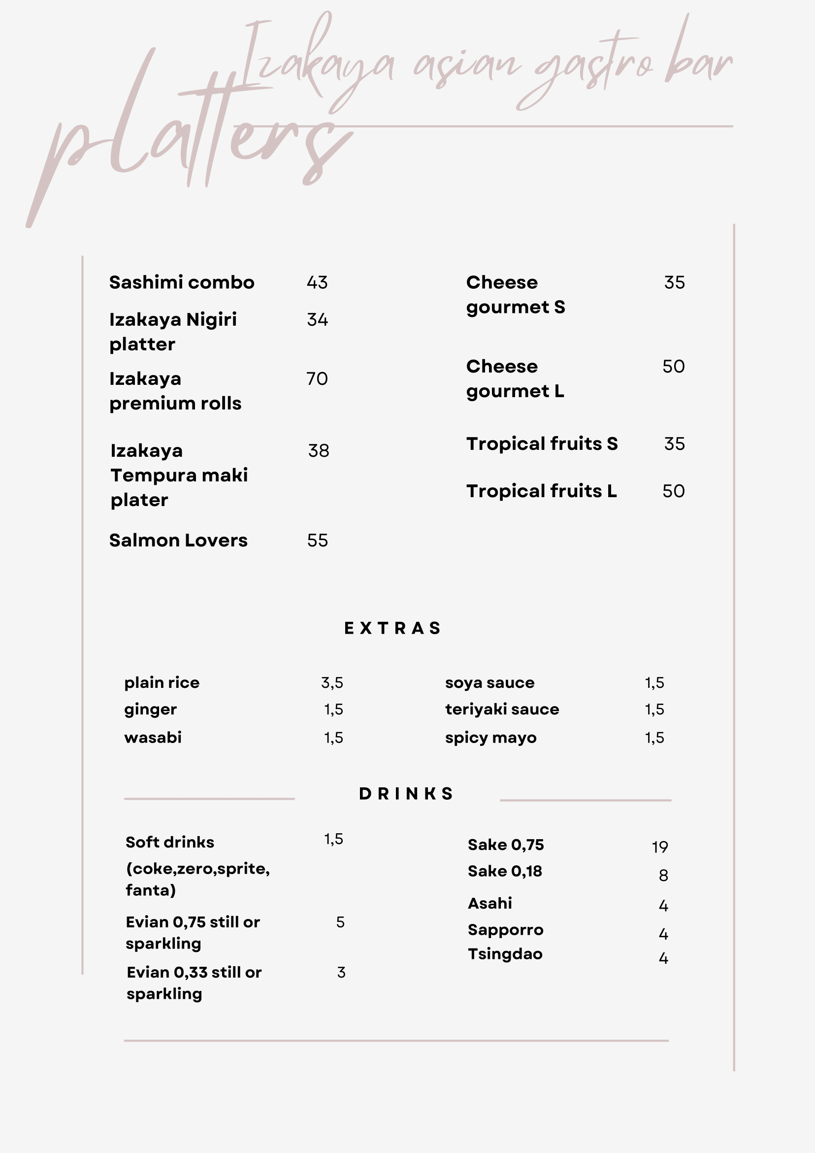 Menu item