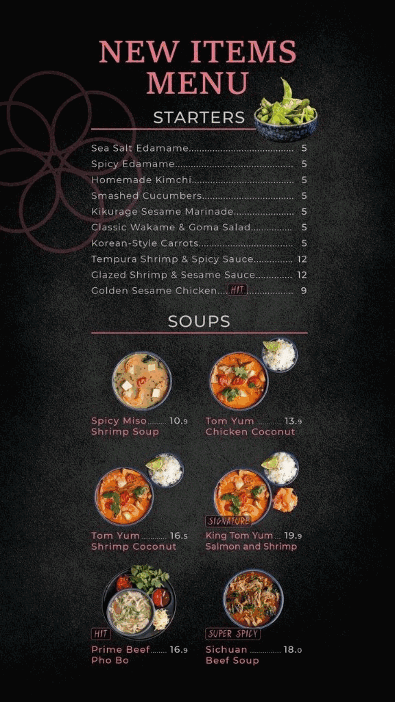 New menu item